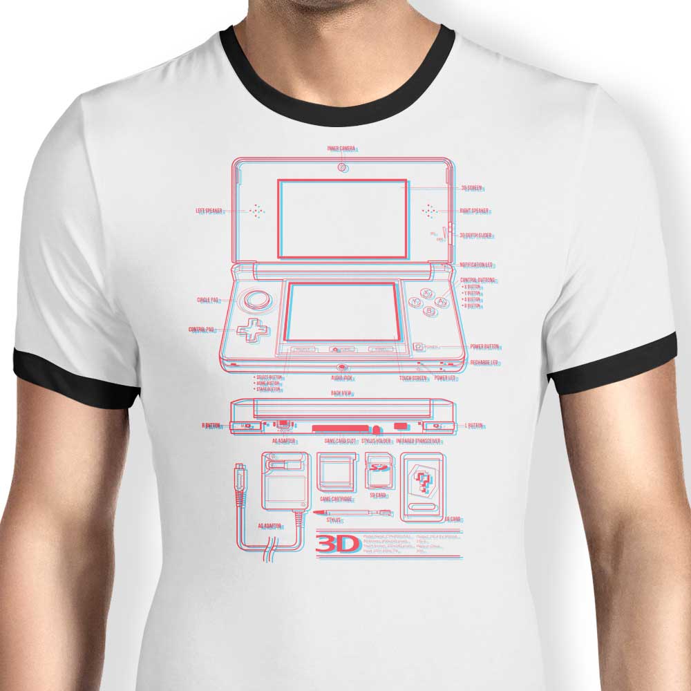 3DS - Ringer T-Shirt Hoodie, Sweatshirt | CiraTrend.com (Image 1)