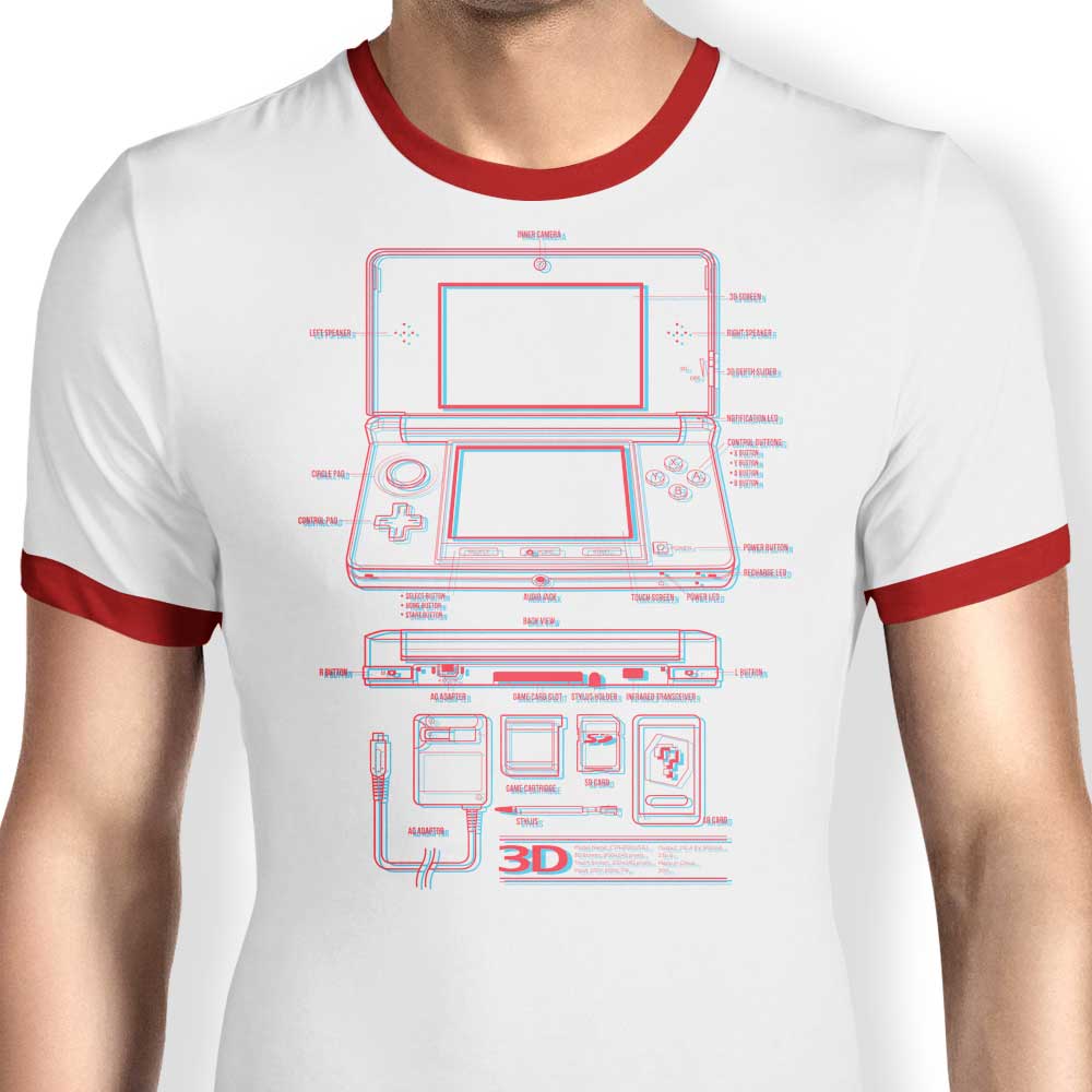 3DS - Ringer T-Shirt Hoodie, Sweatshirt | CiraTrend.com (Image 3)
