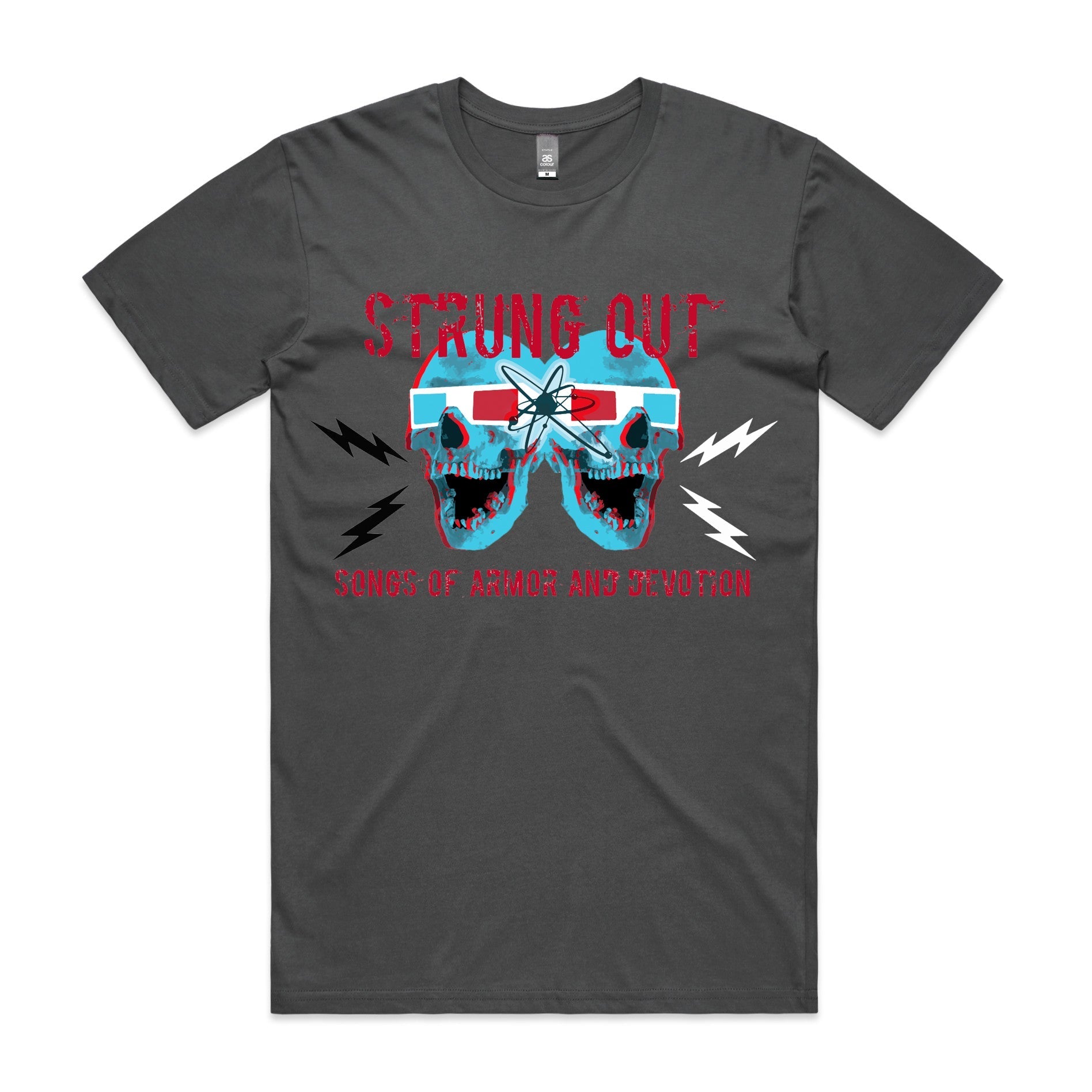 3D Skulls Tee (Charcoal)