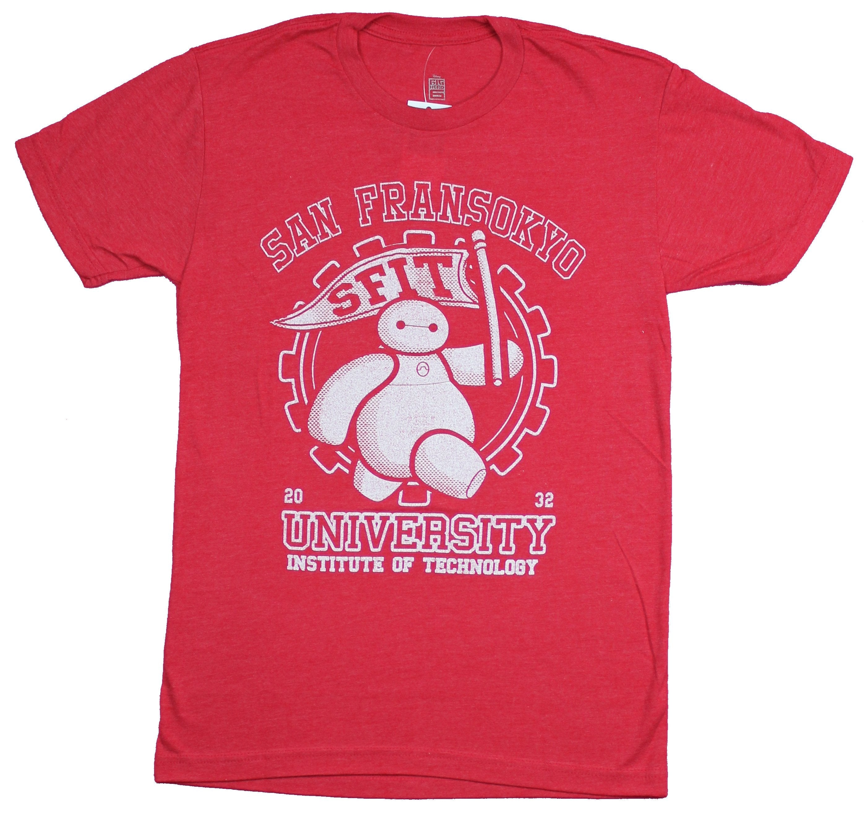 Big Hero Six 6 San Fransokyo University Baymax Image T-Shirts, Hoodie, Sweatshirt