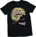 Nightmare Before Christmas Mens T-Shirt - Silhouette Jack Ooogie Boogie Hoodie, Sweatshirt | CiraTrend.com