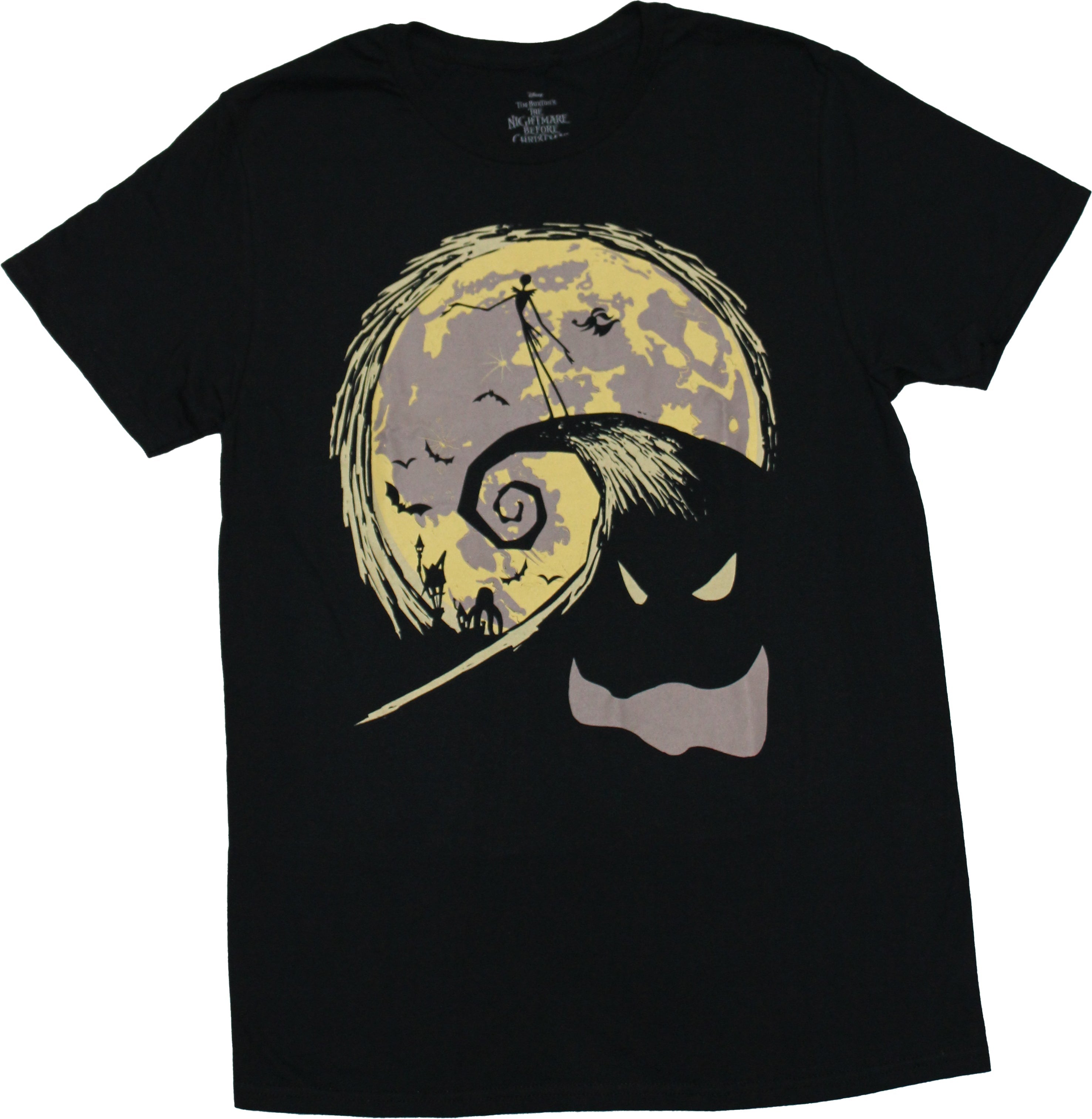 Nightmare Before Christmas Mens T-Shirt - Silhouette Jack Ooogie Boogie Hoodie, Sweatshirt | CiraTrend.com