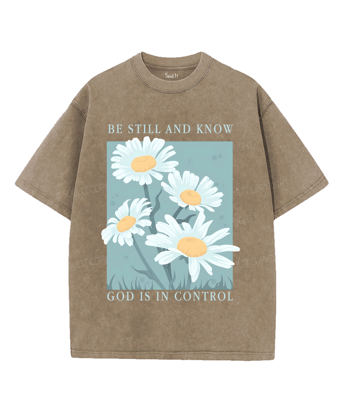 Be Still And Know Unisex Washed Christian T-shirt Style004 Hoodie, Sweatshirt | CiraTrend.com (Image 5)