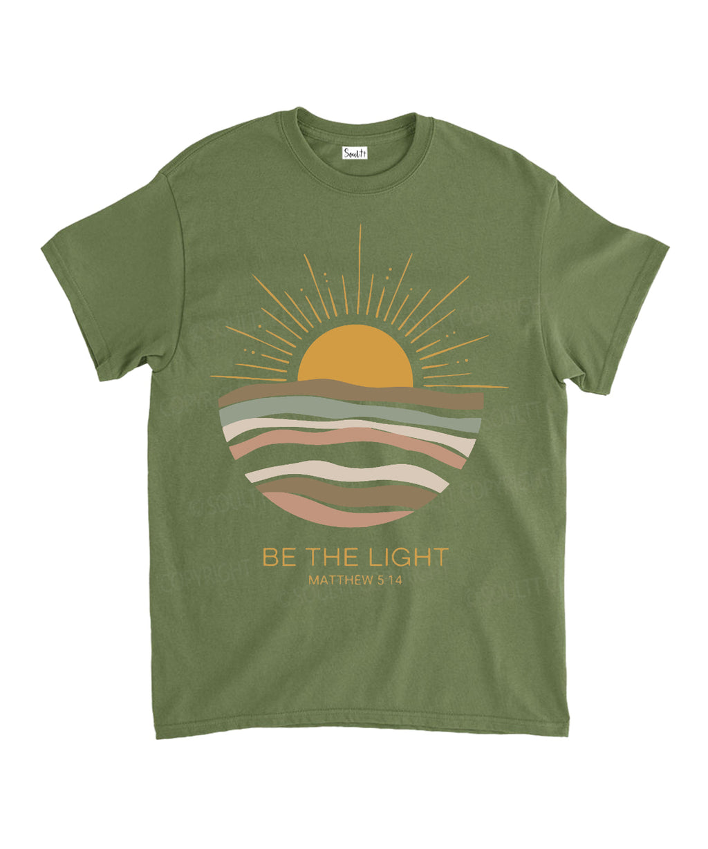 Be The Light Unisex Cotton Christian T-Shirt Style002 Hoodie, Sweatshirt | CiraTrend.com (Image 5)