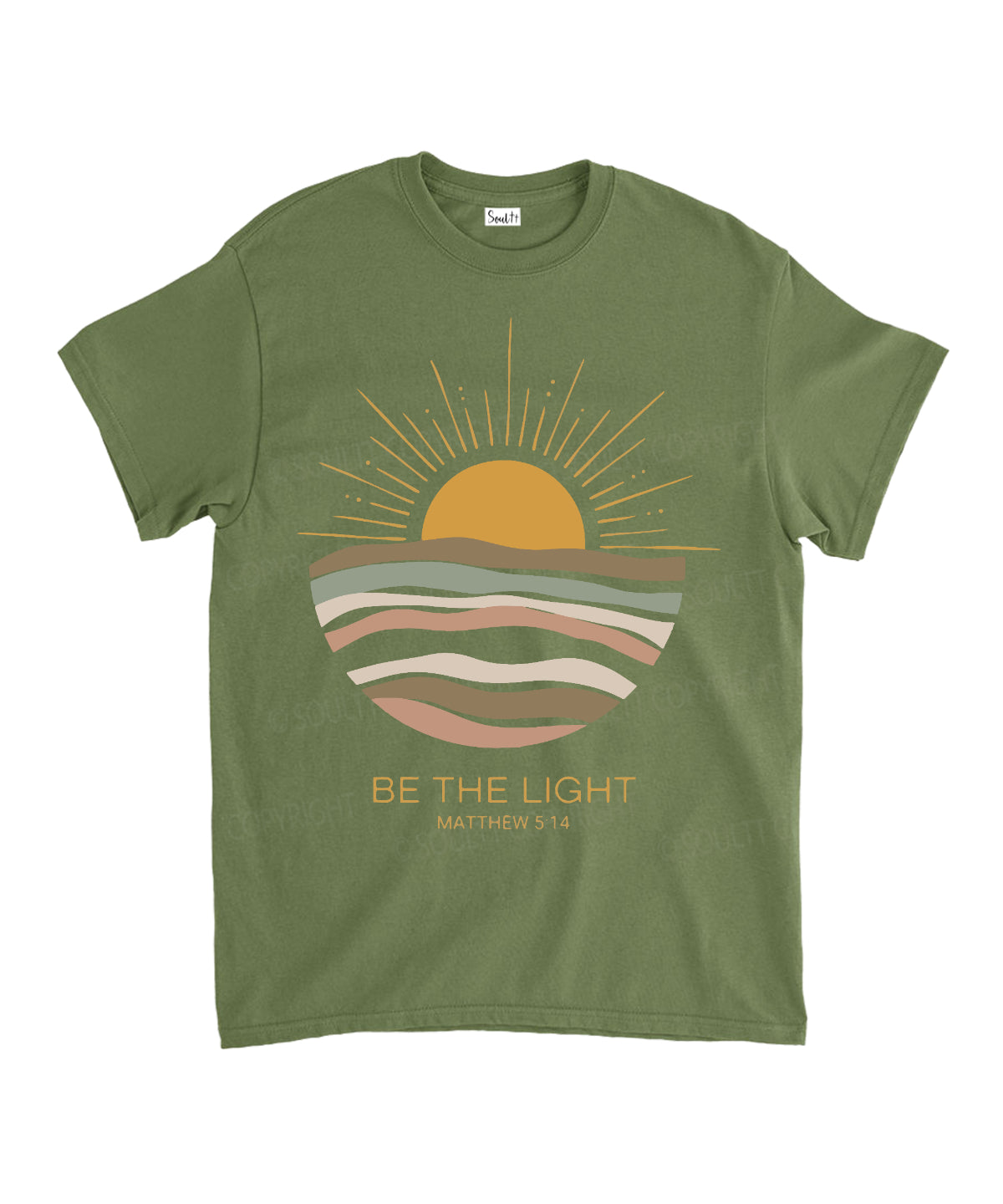 Be The Light Unisex Cotton Christian T-Shirt Style002 Hoodie, Sweatshirt | CiraTrend.com (Image 5)