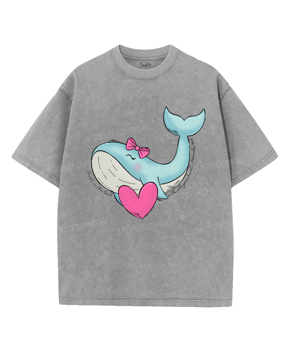 Trust In The Lord Unisex Washed Christian T-shirt Style001 Hoodie, Sweatshirt | CiraTrend.com (Image 2)