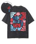 God Bless USA Double Sided Washed Christian T-Shirts, Hoodie, Sweatshirt