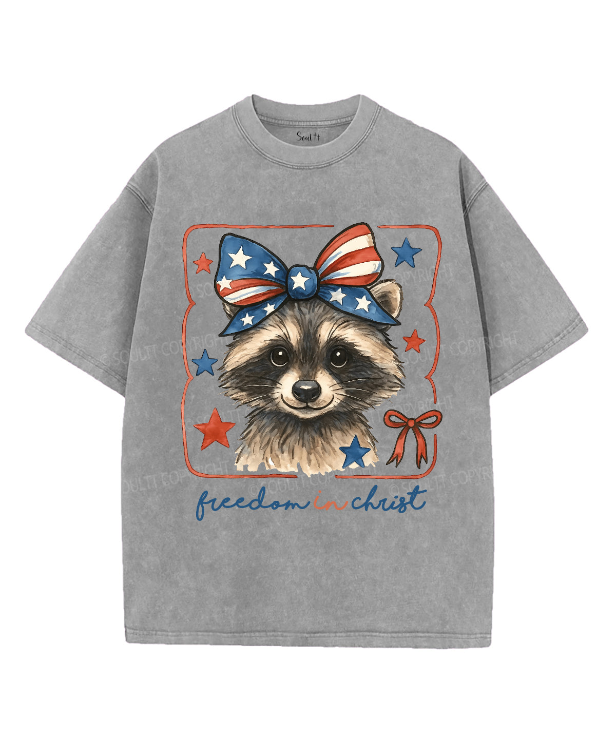 Freedom In Christ Unisex Washed Christian T-shirt Style002 Hoodie, Sweatshirt | CiraTrend.com (Image 3)