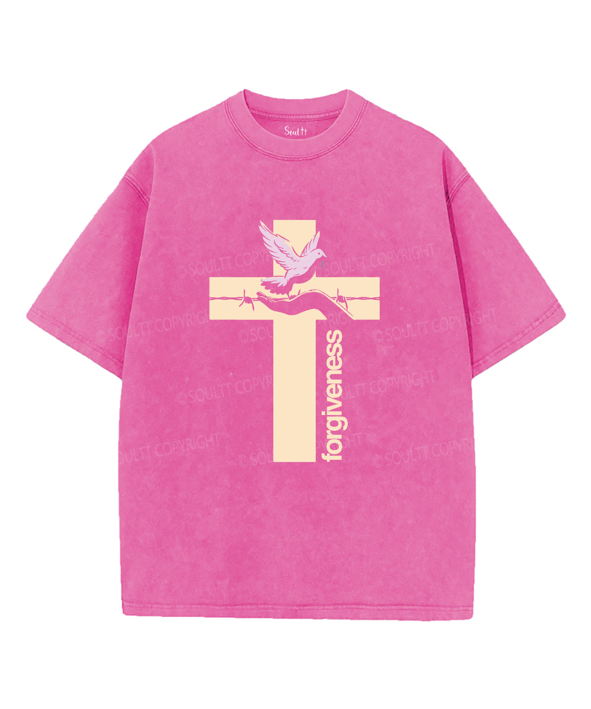 Forgiveness Washed Christian T-shirt Hoodie, Sweatshirt | CiraTrend.com (Image 3)