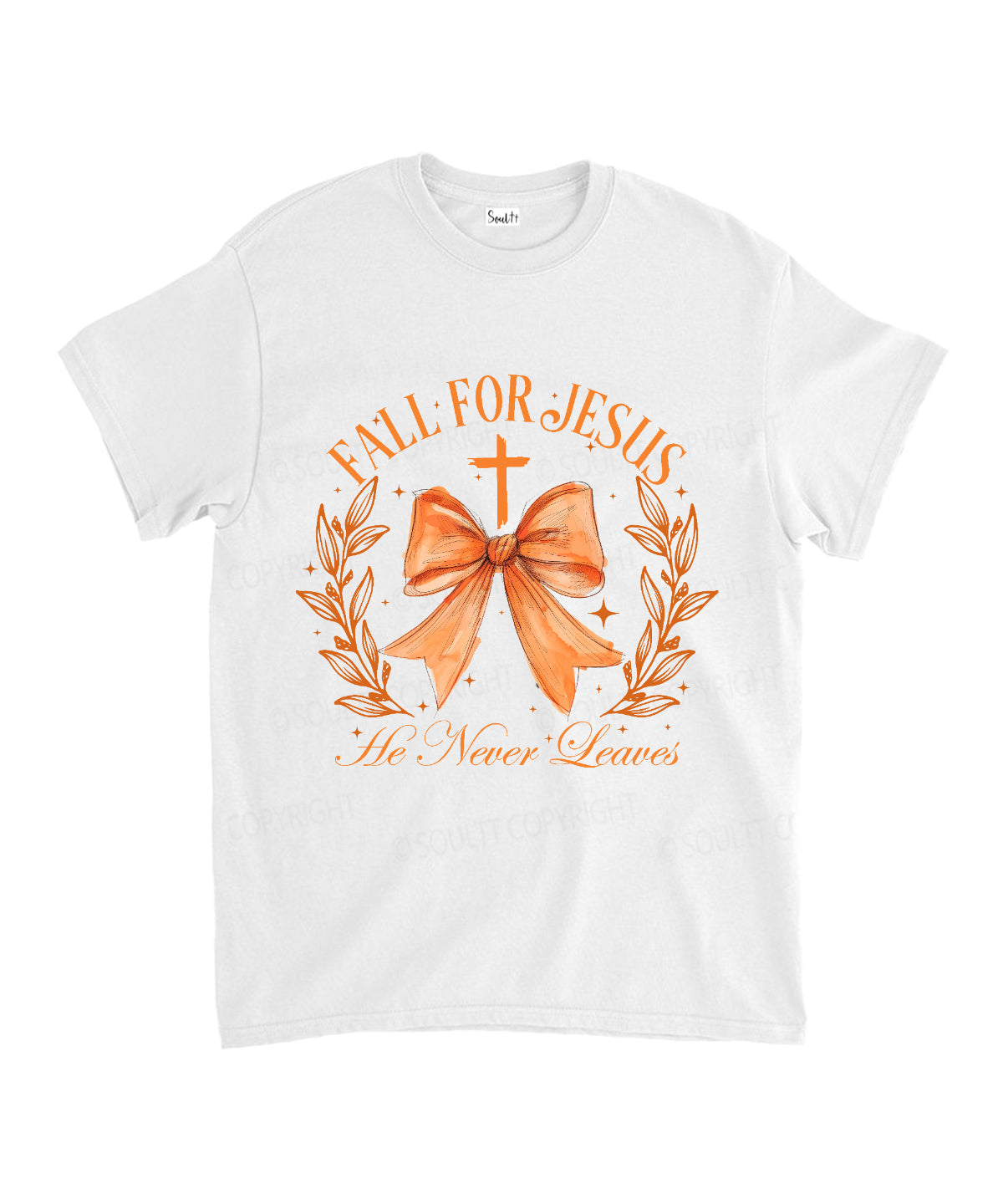 Fall For Jesus Unisex Cotton Christian T-Shirt Hoodie, Sweatshirt | CiraTrend.com (Image 2)