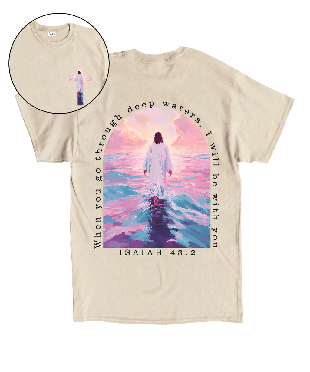 I Will Be With You Double Sided Unisex Cotton Christian T-Shirt Style009 Hoodie, Sweatshirt | CiraTrend.com (Image 1)