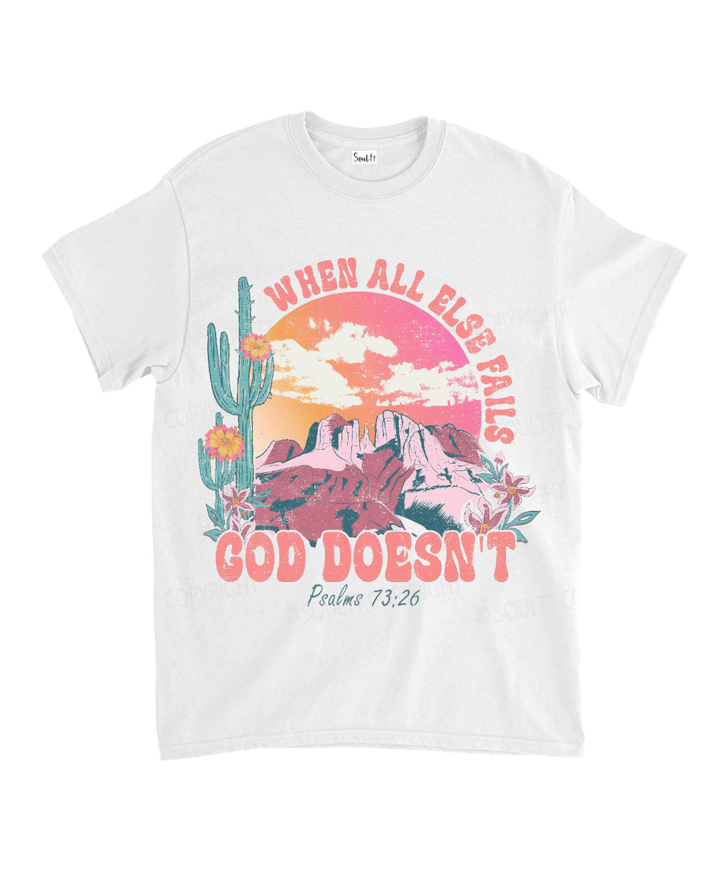 When All Else Fails Unisex Cotton Christian T-Shirt Hoodie, Sweatshirt | CiraTrend.com (Image 2)