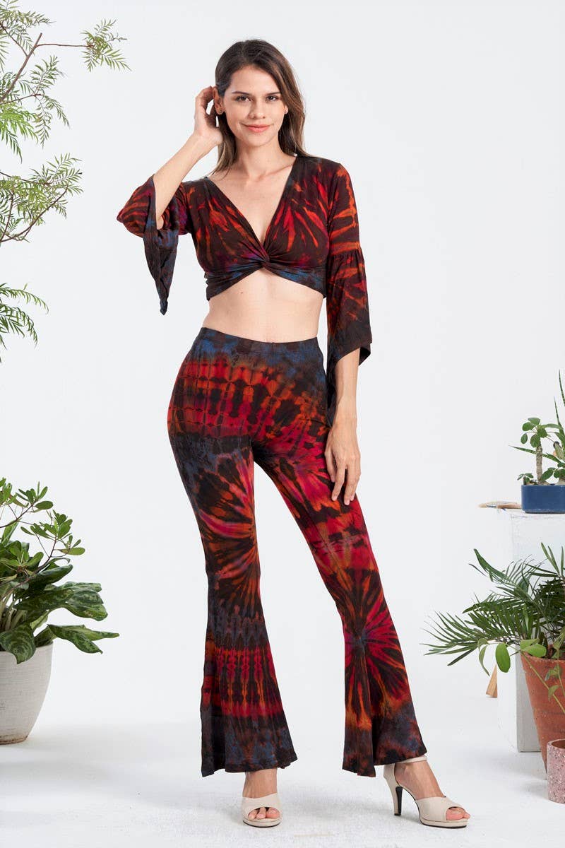 Tie-Dye Crop Top (TH-1755)