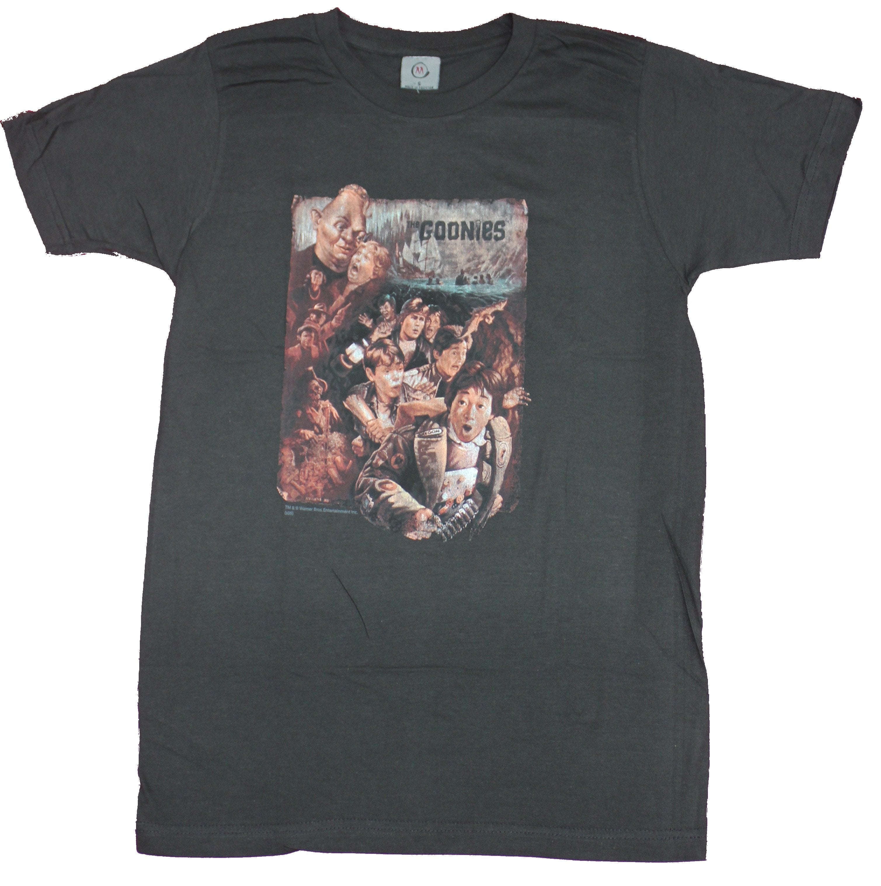 The Goonies Mens T-Shirt  - Giant Group Cave Collage Image Hoodie, Sweatshirt | CiraTrend.com