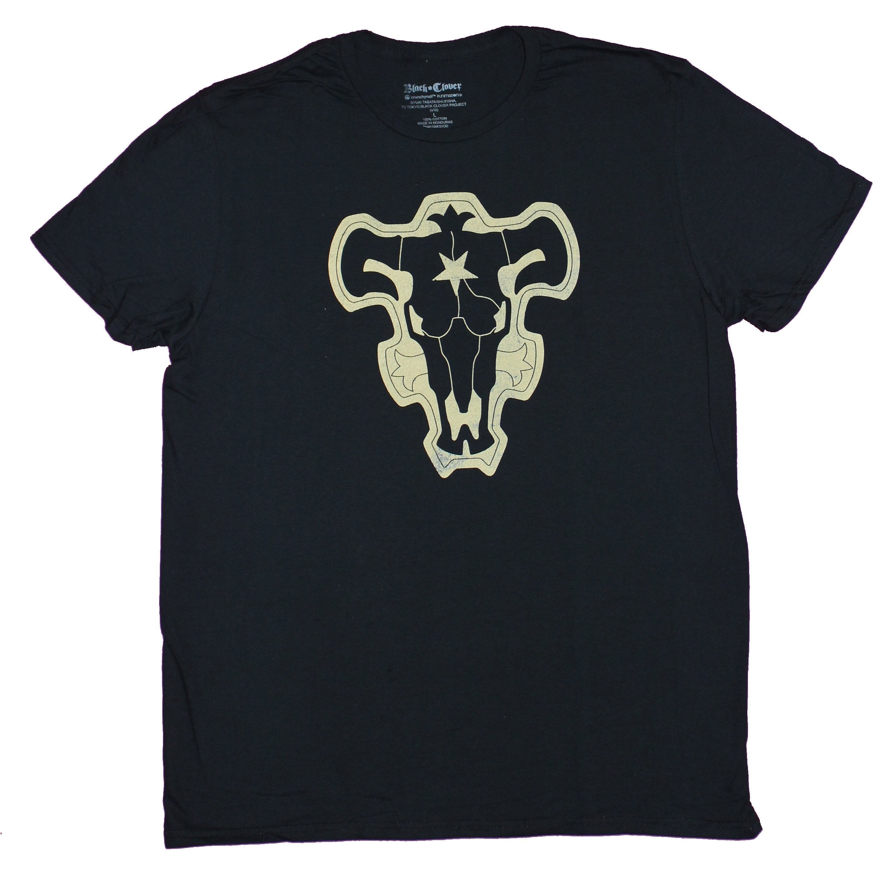 Black Clover Mens T-Shirt  - Black Bull Symbol Shirt Logo Hoodie, Sweatshirt | CiraTrend.com
