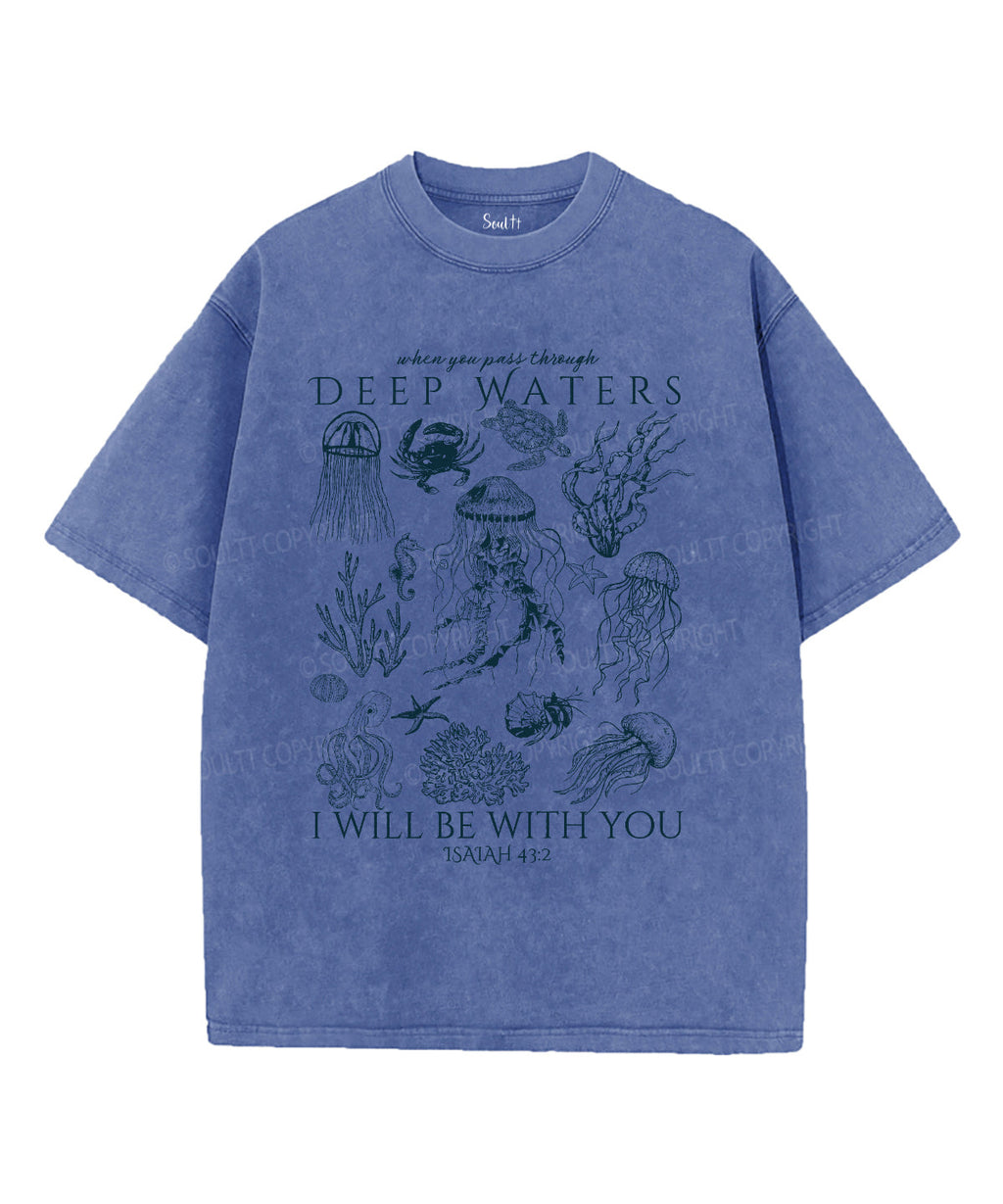 I Will Be With You Unisex Washed Christian T-shirt Style001 Hoodie, Sweatshirt | CiraTrend.com (Image 4)
