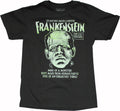 Frankenstein Mens T-Shirt - Universal Monsters Glow in The Dark Face Hoodie, Sweatshirt | CiraTrend.com
