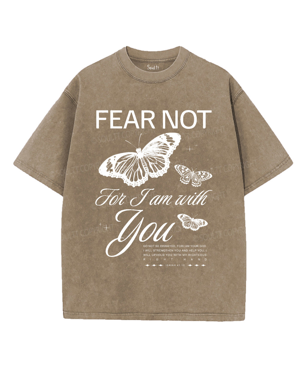 Fear Not Washed Christian T-shirt Hoodie, Sweatshirt | CiraTrend.com (Image 1)