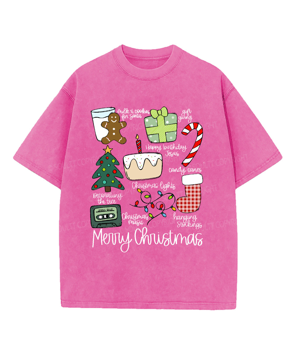 Merry Christmas Washed Christian T-shirt Style006 Hoodie, Sweatshirt | CiraTrend.com (Image 3)