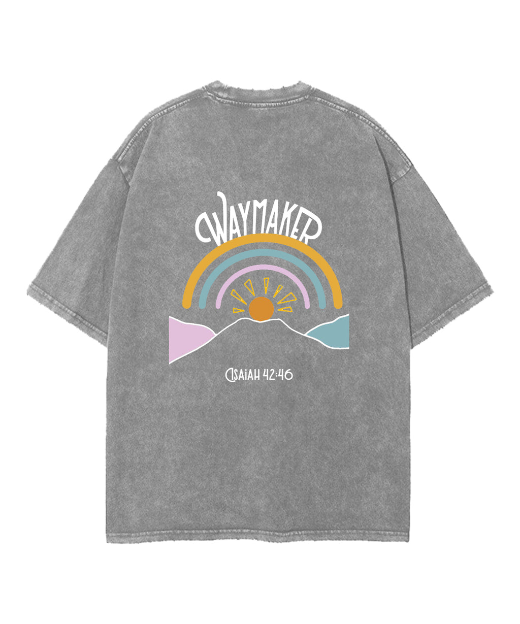 Waymaker Washed Christian T-shirt Style001 Hoodie, Sweatshirt | CiraTrend.com (Image 5)