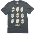 Fallout Mens T-Shirt - The Many Moods of Pip Vault Boy Hoodie, Sweatshirt | CiraTrend.com