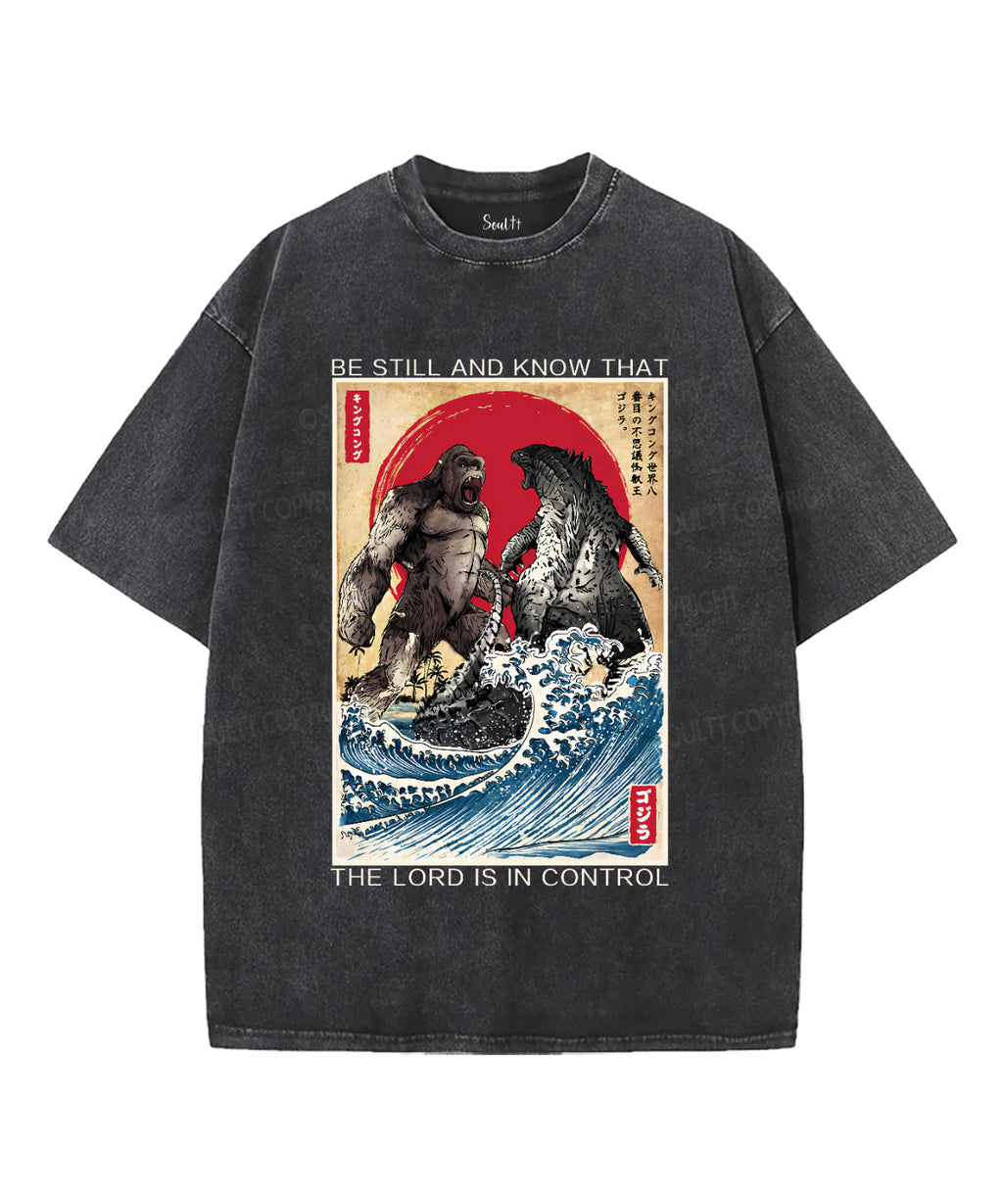 Be Still And Know Unisex Washed Christian T-shirt Style003 Hoodie, Sweatshirt | CiraTrend.com (Image 1)