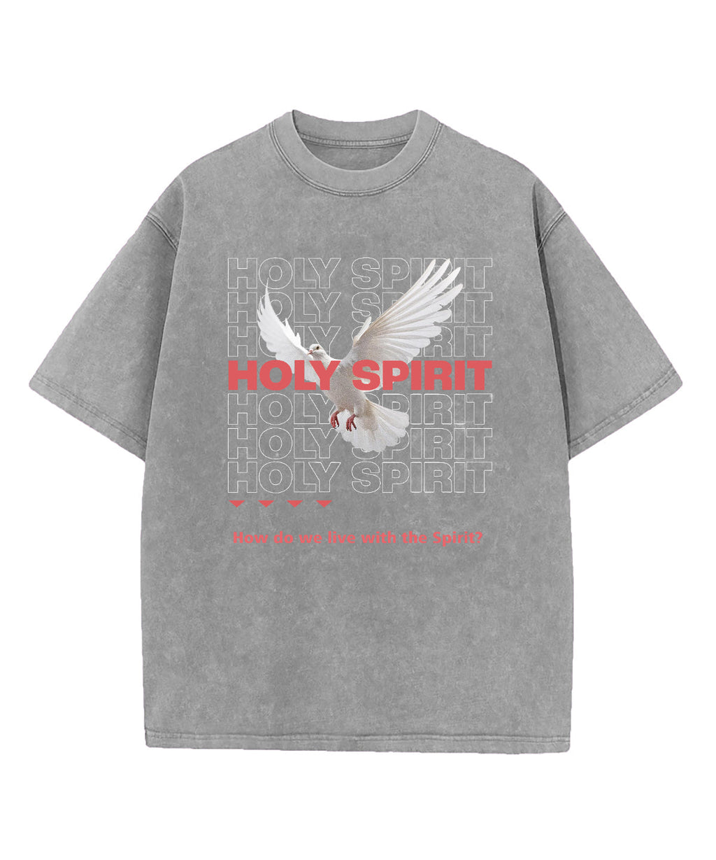 Holy Spirit Washed Christian T-shirt Hoodie, Sweatshirt | CiraTrend.com (Image 4)