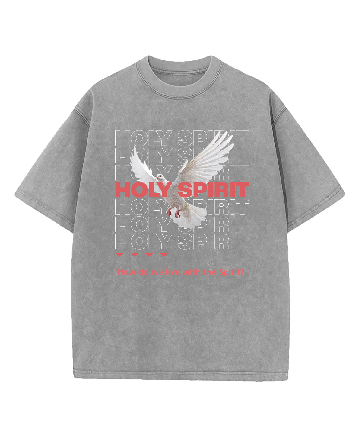 Holy Spirit Washed Christian T-shirt Hoodie, Sweatshirt | CiraTrend.com (Image 4)
