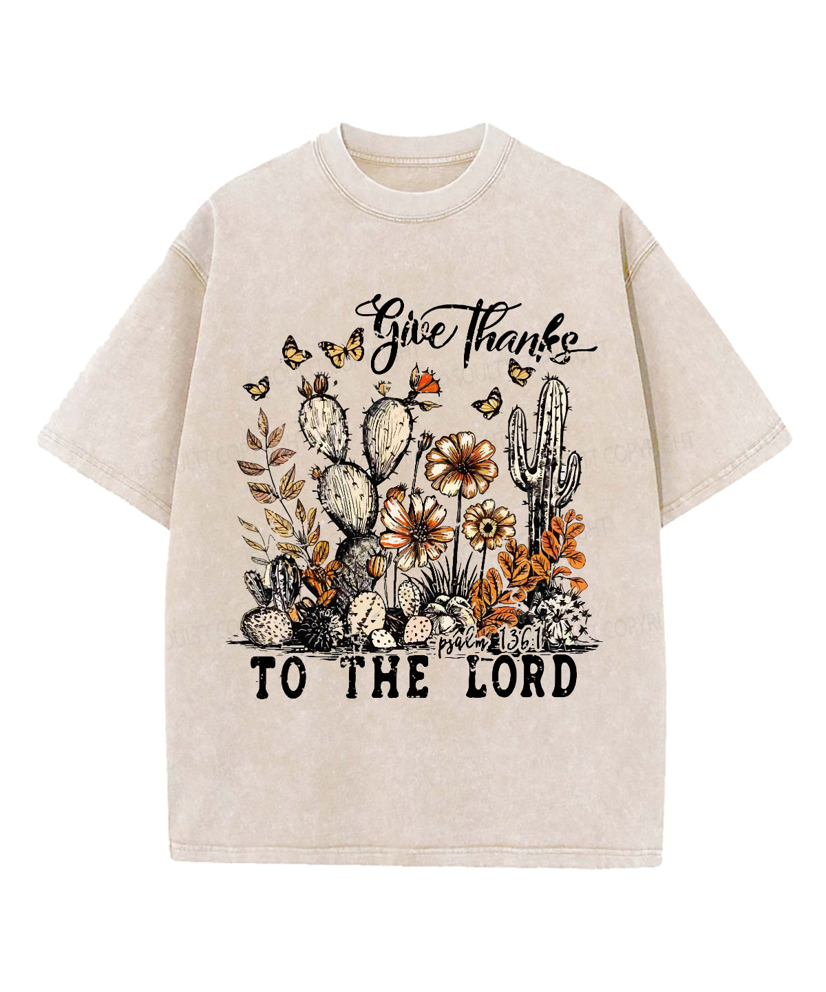 Give Thanks Lord Washed Christian Style002 T-Shirts, Hoodie, Sweatshirt