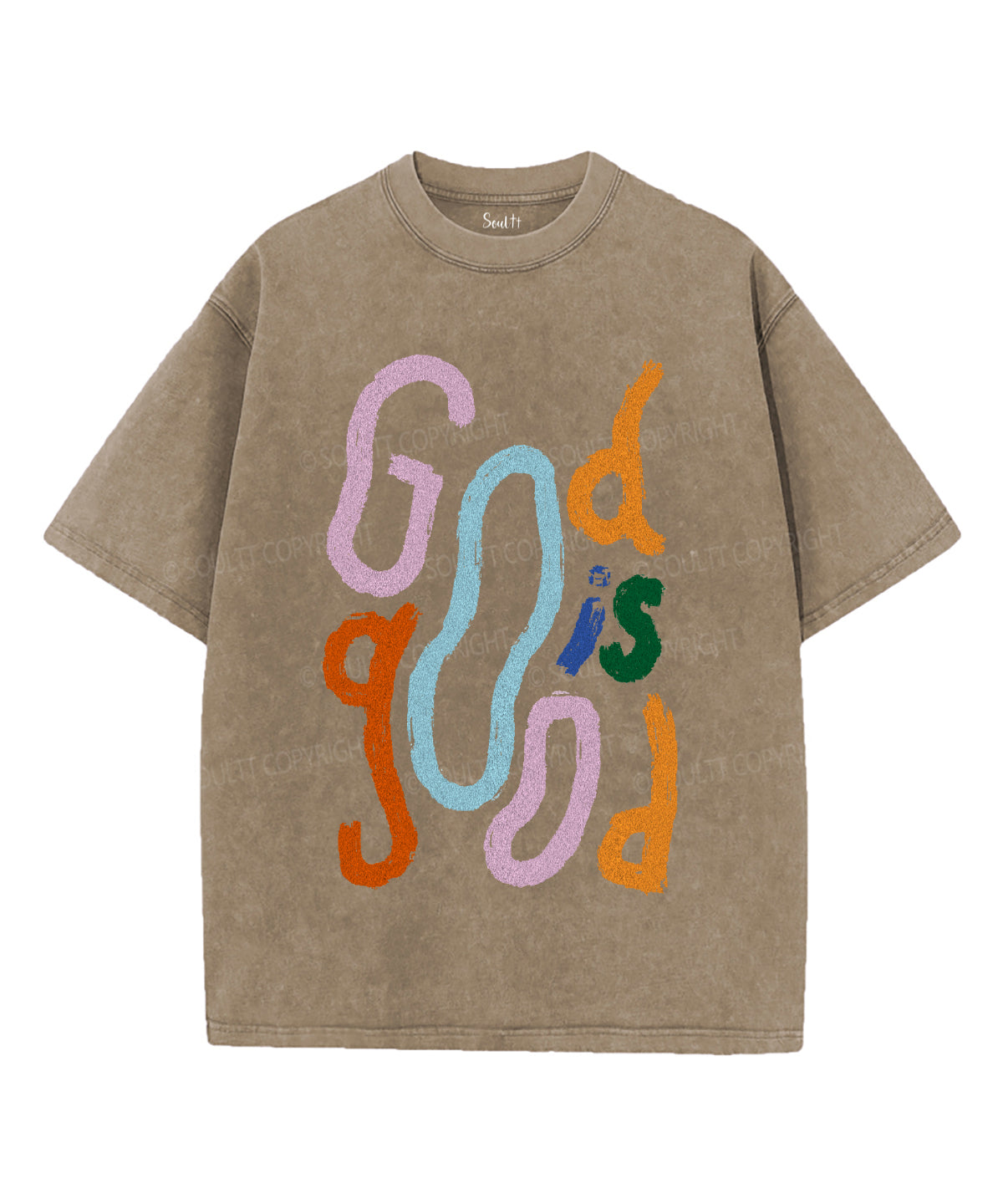 God Is Good Unisex Washed Christian T-shirt Hoodie, Sweatshirt | CiraTrend.com (Image 5)
