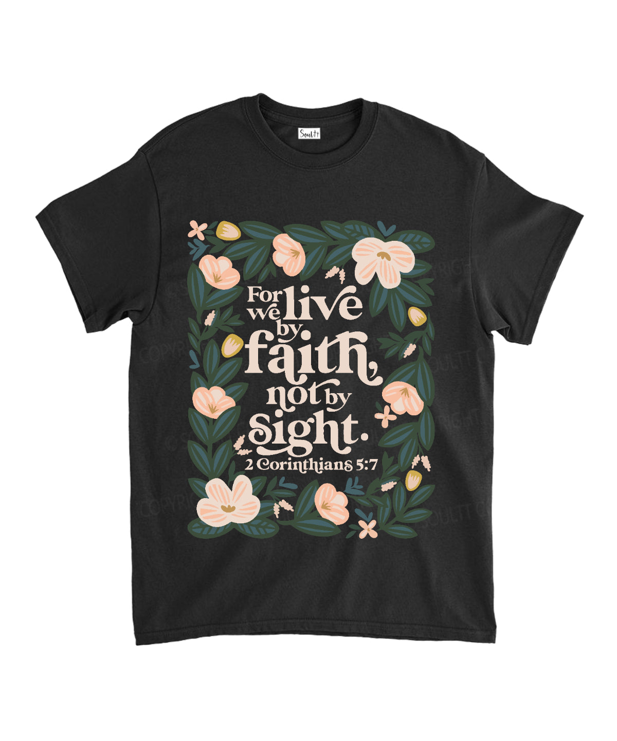 We Live Faith Not Sight Cotton Christian T-Shirts, Hoodie, Sweatshirt
