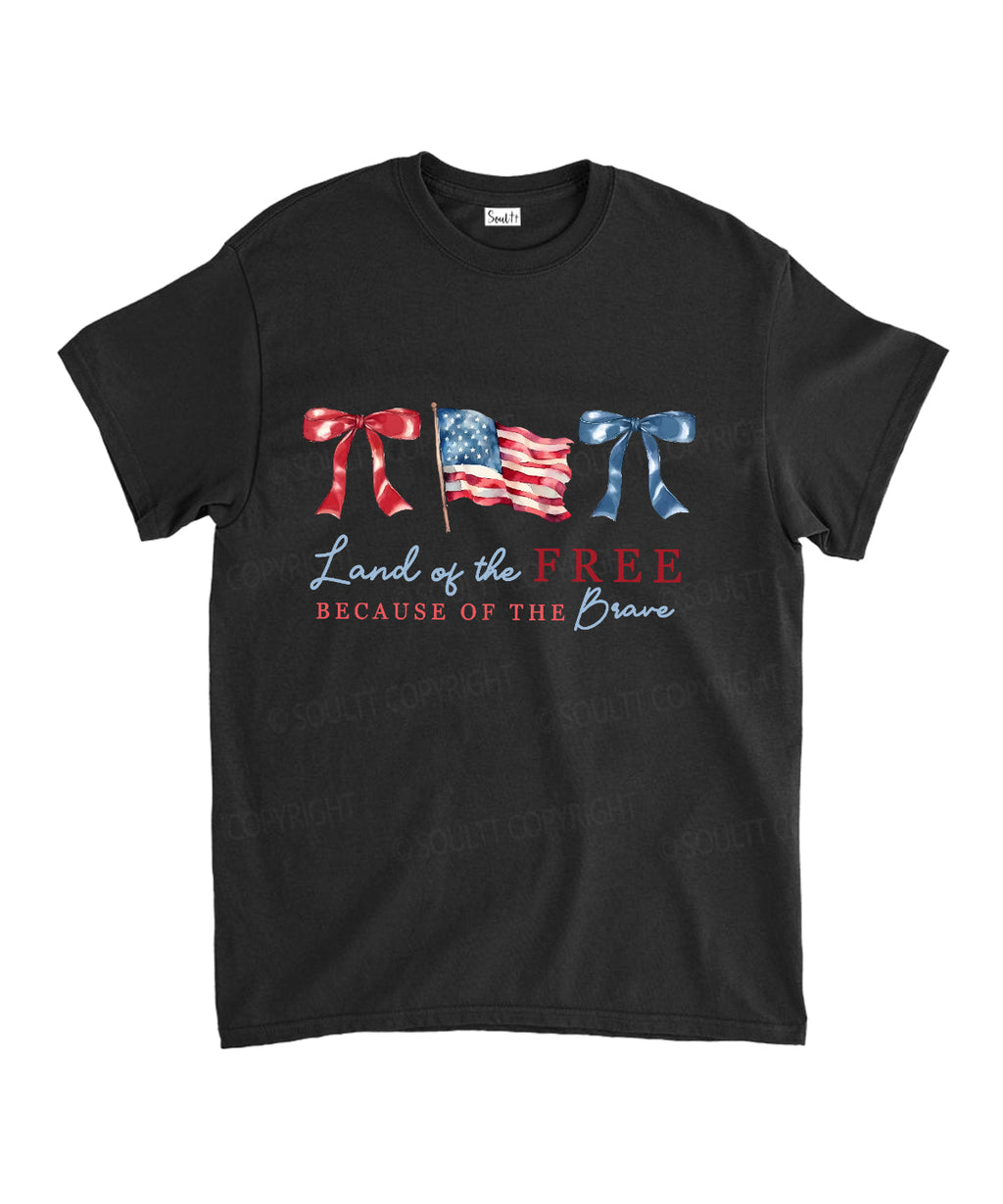 Land Of Free Unisex Cotton Christian T-Shirt Hoodie, Sweatshirt | CiraTrend.com (Image 3)