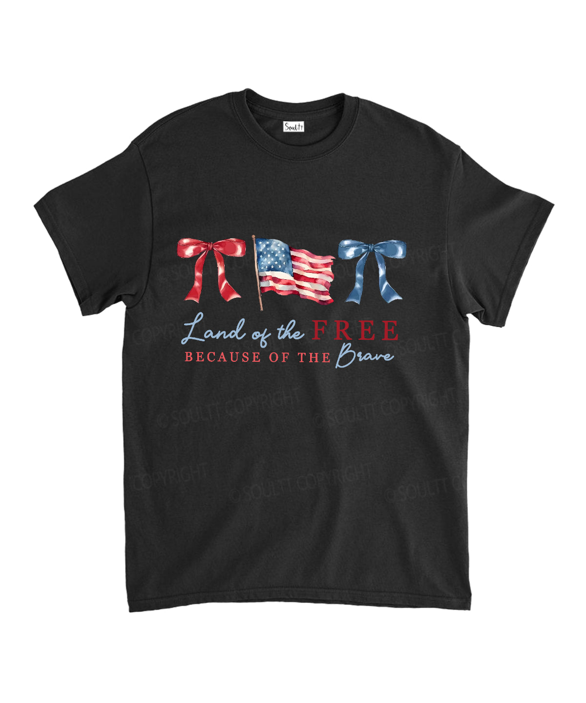 Land Of Free Unisex Cotton Christian T-Shirt Hoodie, Sweatshirt | CiraTrend.com (Image 3)