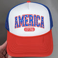 America 1776 Puff Trucker Hat