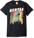 Rugrats Reptar Mens T-Shirt - Reptar Under Name Distressed City Destruction Hoodie, Sweatshirt | CiraTrend.com