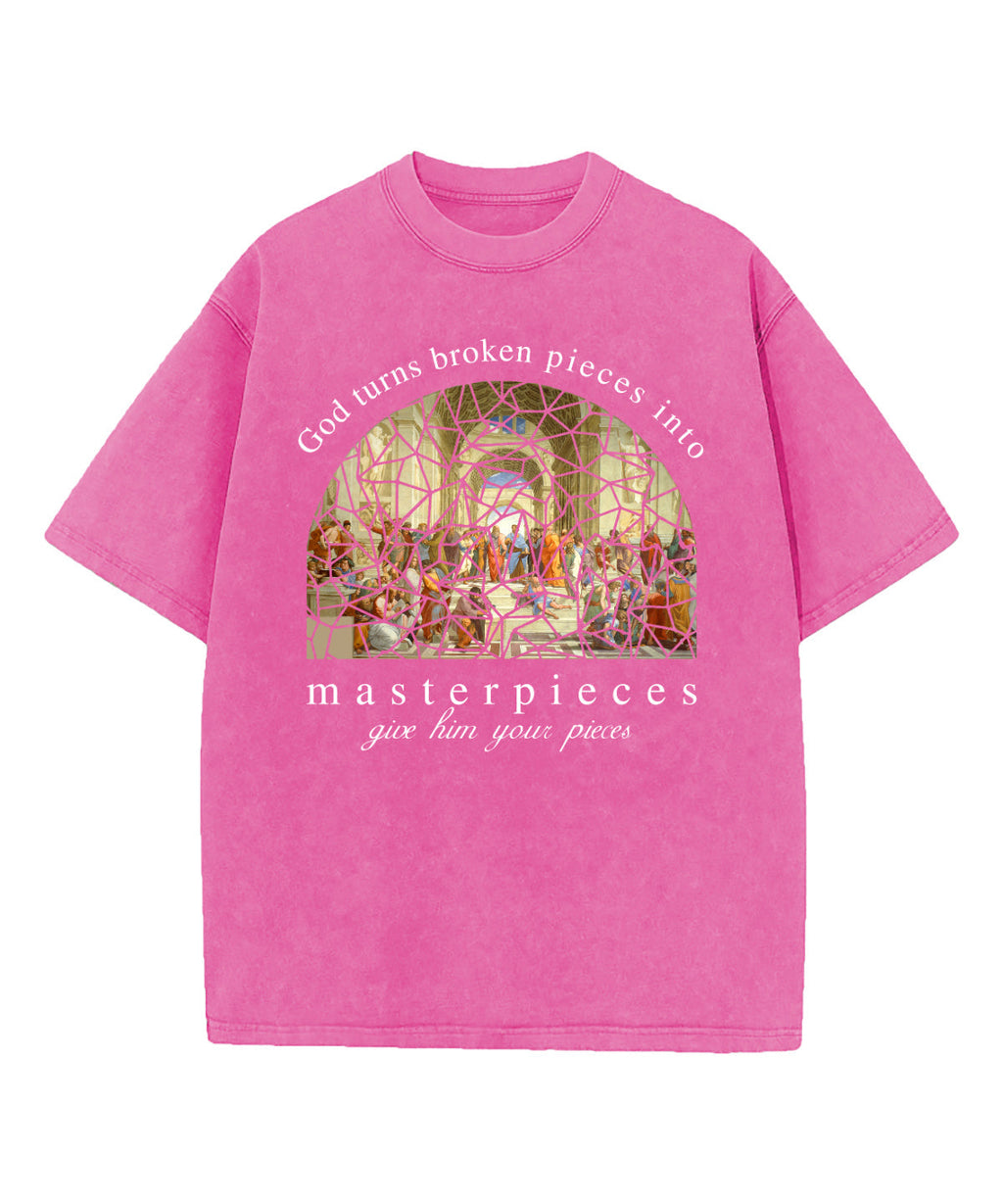 The School of Athens God Turns Washed Christian T-shirt Hoodie, Sweatshirt | CiraTrend.com (Image 3)
