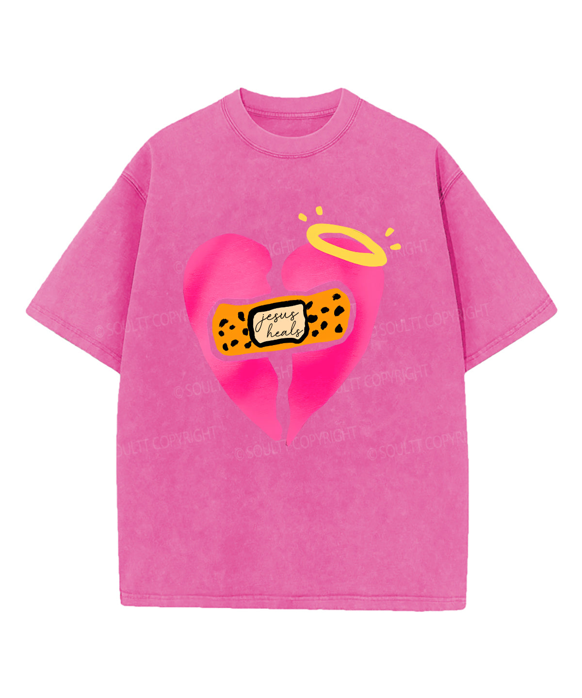 Jesus Heals Washed Christian T-shirt Style003 Hoodie, Sweatshirt | CiraTrend.com (Image 3)