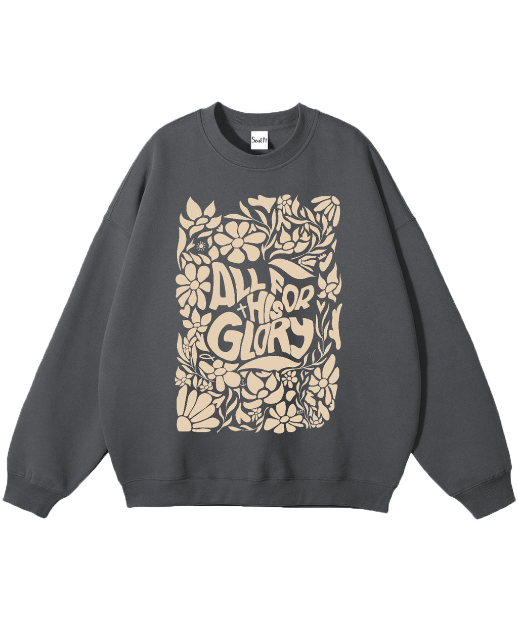 All For His Glory Cotton Christian Sweatshirt T-Shirts, Hoodie | CiraTrend.com (Image 1)