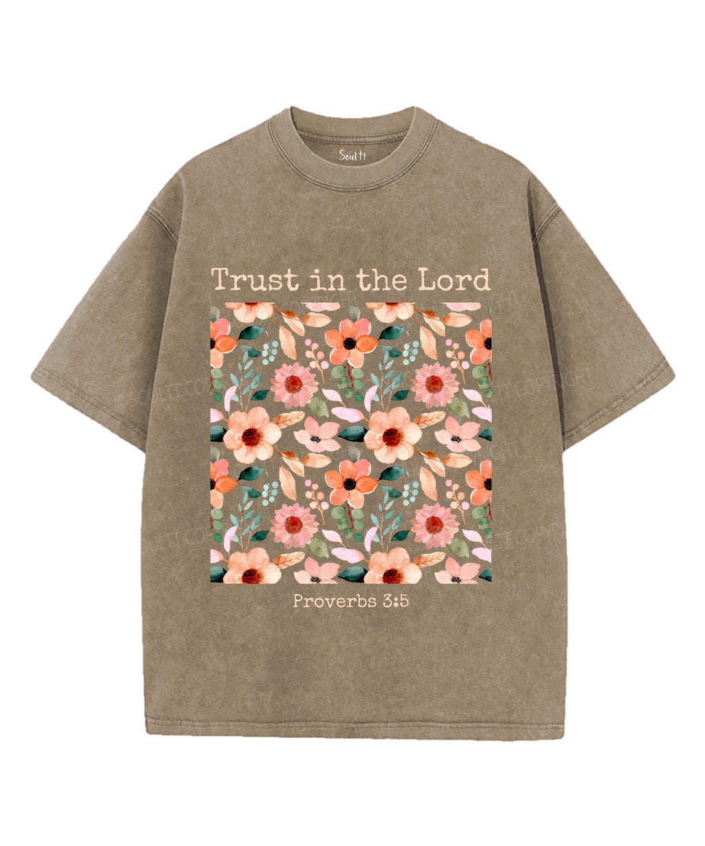 Trust In The Lord Unisex Washed Christian T-shirt Style003 Hoodie, Sweatshirt | CiraTrend.com (Image 5)