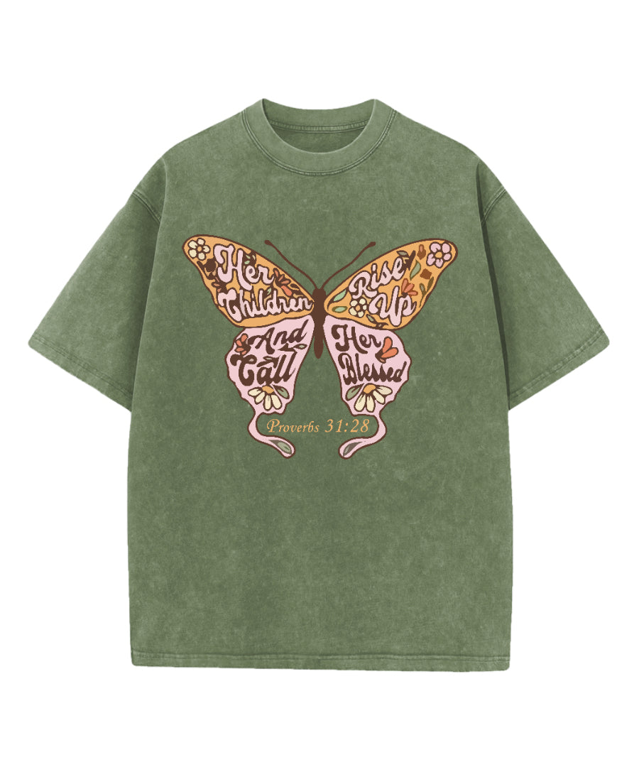 Her Children Rise Up Washed Christian T-Shirts, Hoodie, Sweatshirt