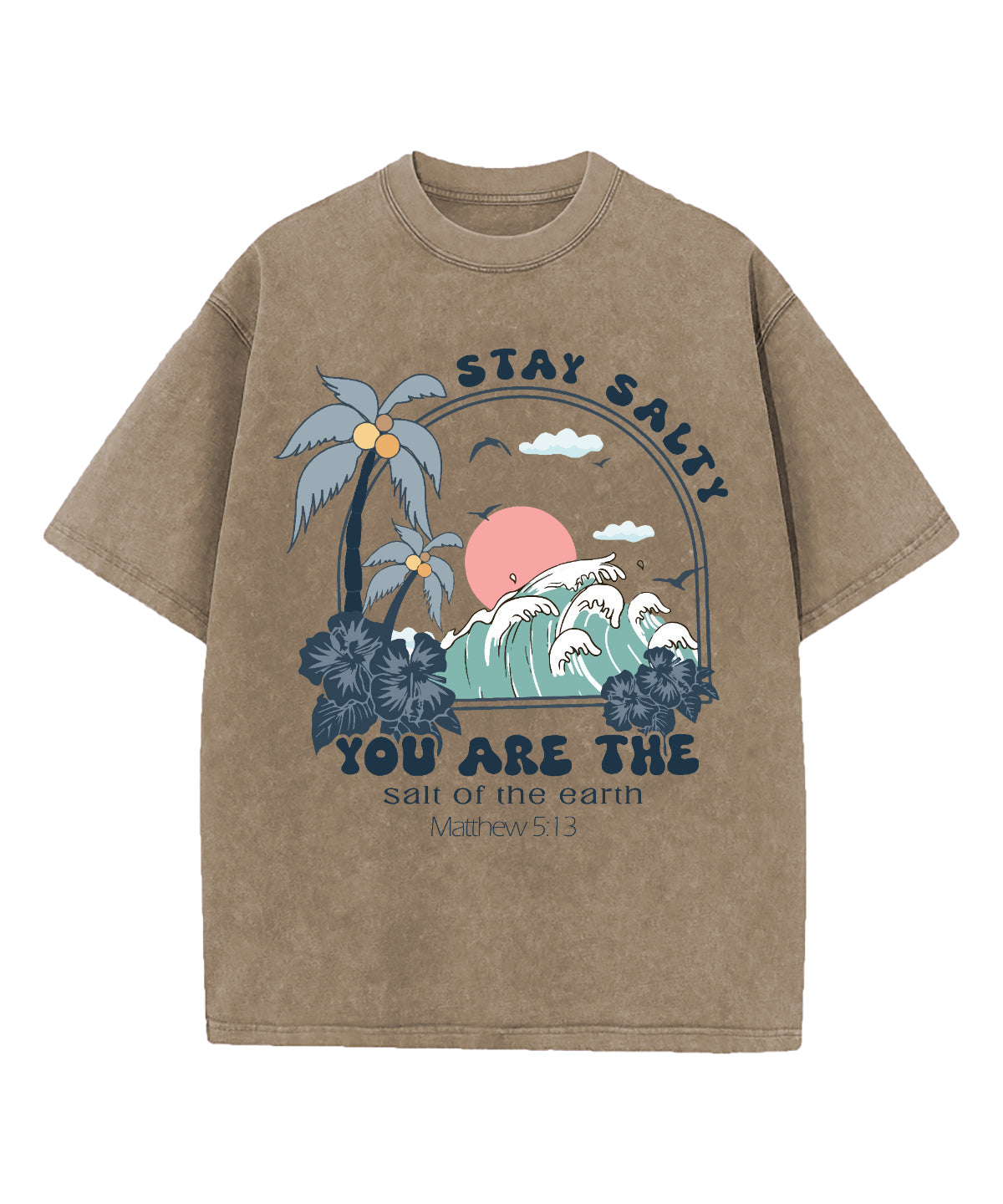 Stay Salty Washed Christian T-shirt Hoodie, Sweatshirt | CiraTrend.com (Image 2)