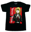 Death Note Mens T-Shirt - Misa Gripping Leather Jacket Along Repeat Name Hoodie, Sweatshirt | CiraTrend.com