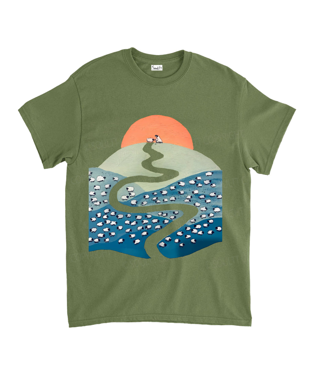He Left 99 To Find Me Unisex Cotton Christian T-Shirt Hoodie, Sweatshirt | CiraTrend.com (Image 5)