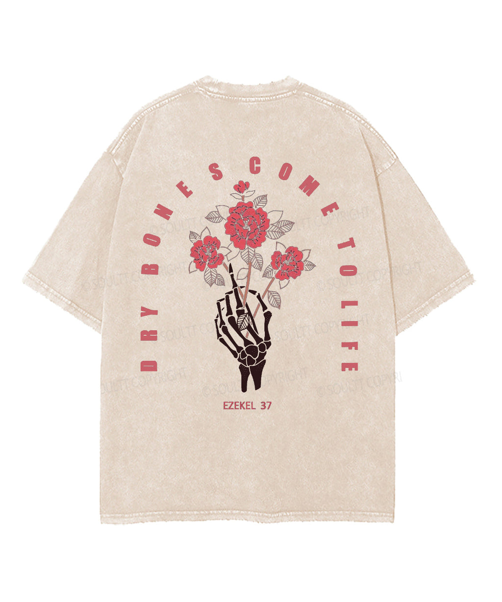 Dry Bones Come To Life Double Sided Unisex Washed Christian T-shirt Style004 Hoodie, Sweatshirt | CiraTrend.com (Image 2)