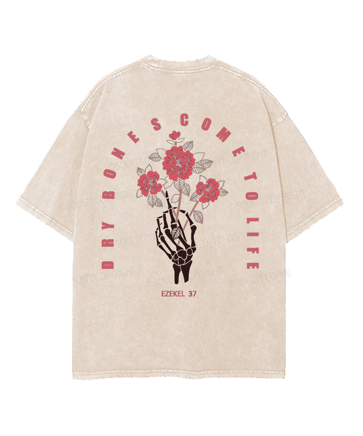 Dry Bones Come To Life Double Sided Unisex Washed Christian T-shirt Style004 Hoodie, Sweatshirt | CiraTrend.com (Image 2)