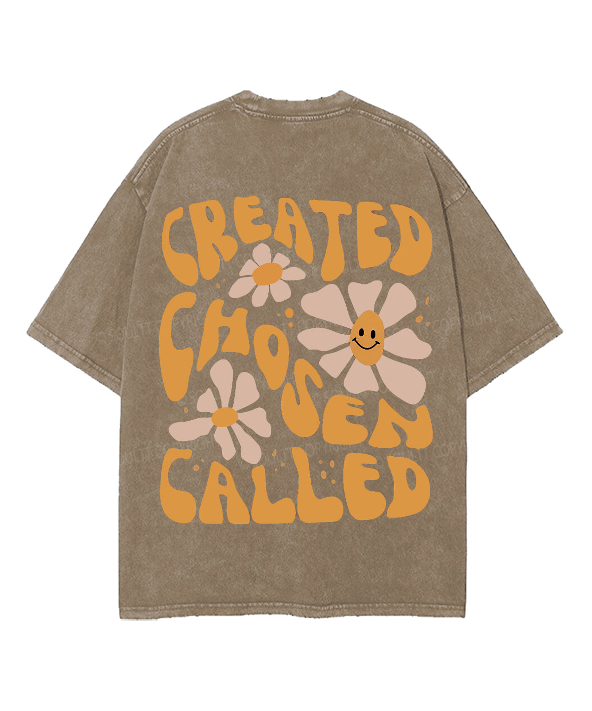 Created Chosen Called Double Sided Unisex Washed Christian T-shirt Hoodie, Sweatshirt | CiraTrend.com (Image 2)