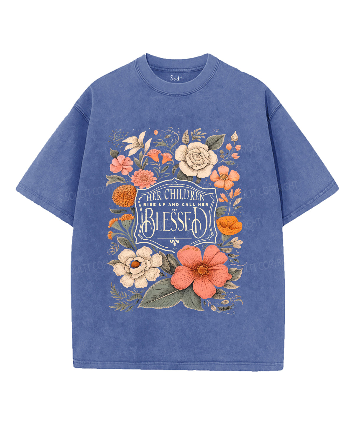 Her Children Arise Call Her Blessed Double Sided Washed Christian T-Shirts, Hoodie, Sweatshirt