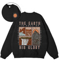 The Earth Is Full Of His Glory Double Sided Cotton Christian Sweatshirt T-Shirts, Hoodie | CiraTrend.com (Image 1)
