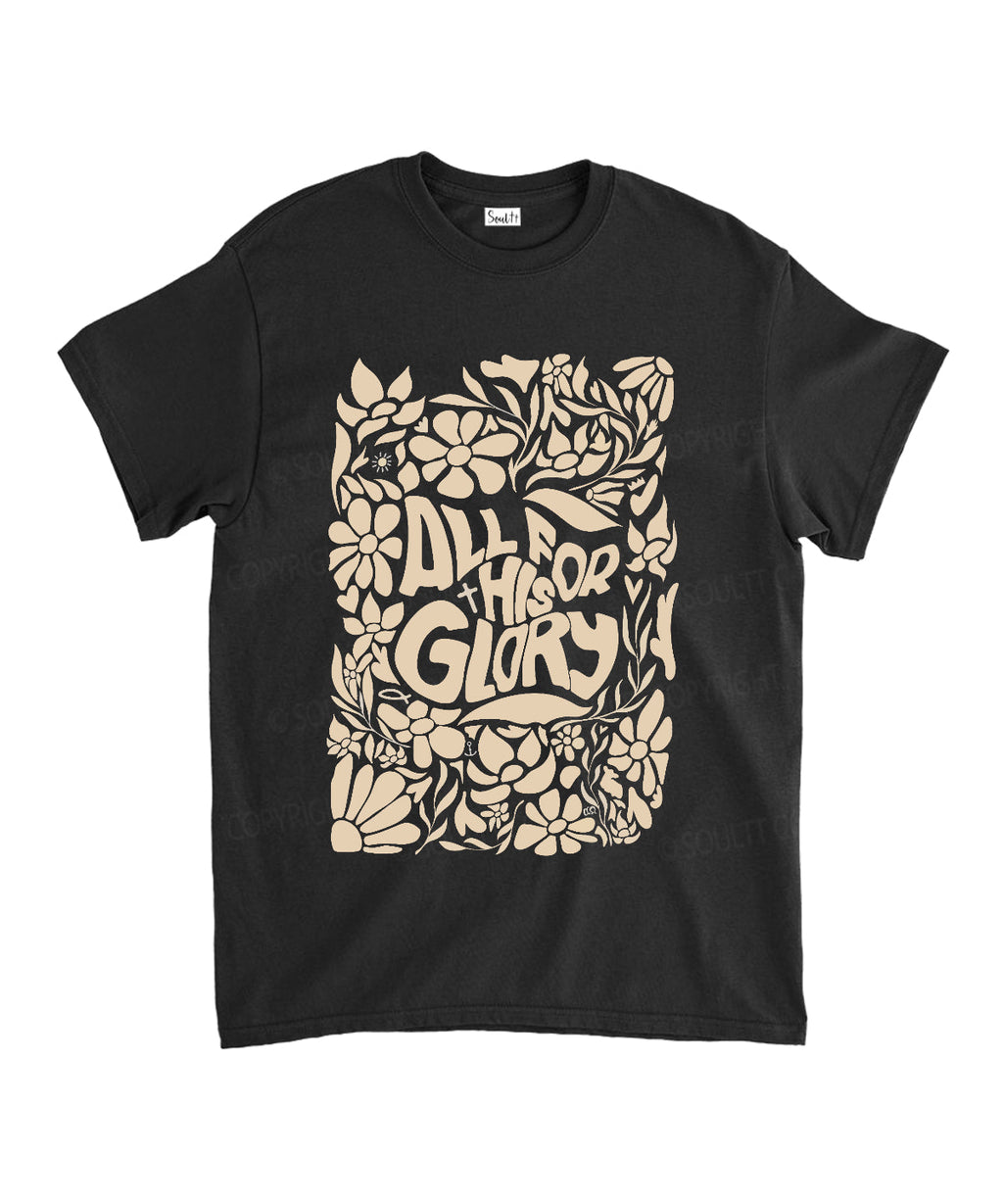 All For His Glory Unisex Cotton Christian T-Shirt Hoodie, Sweatshirt | CiraTrend.com (Image 2)