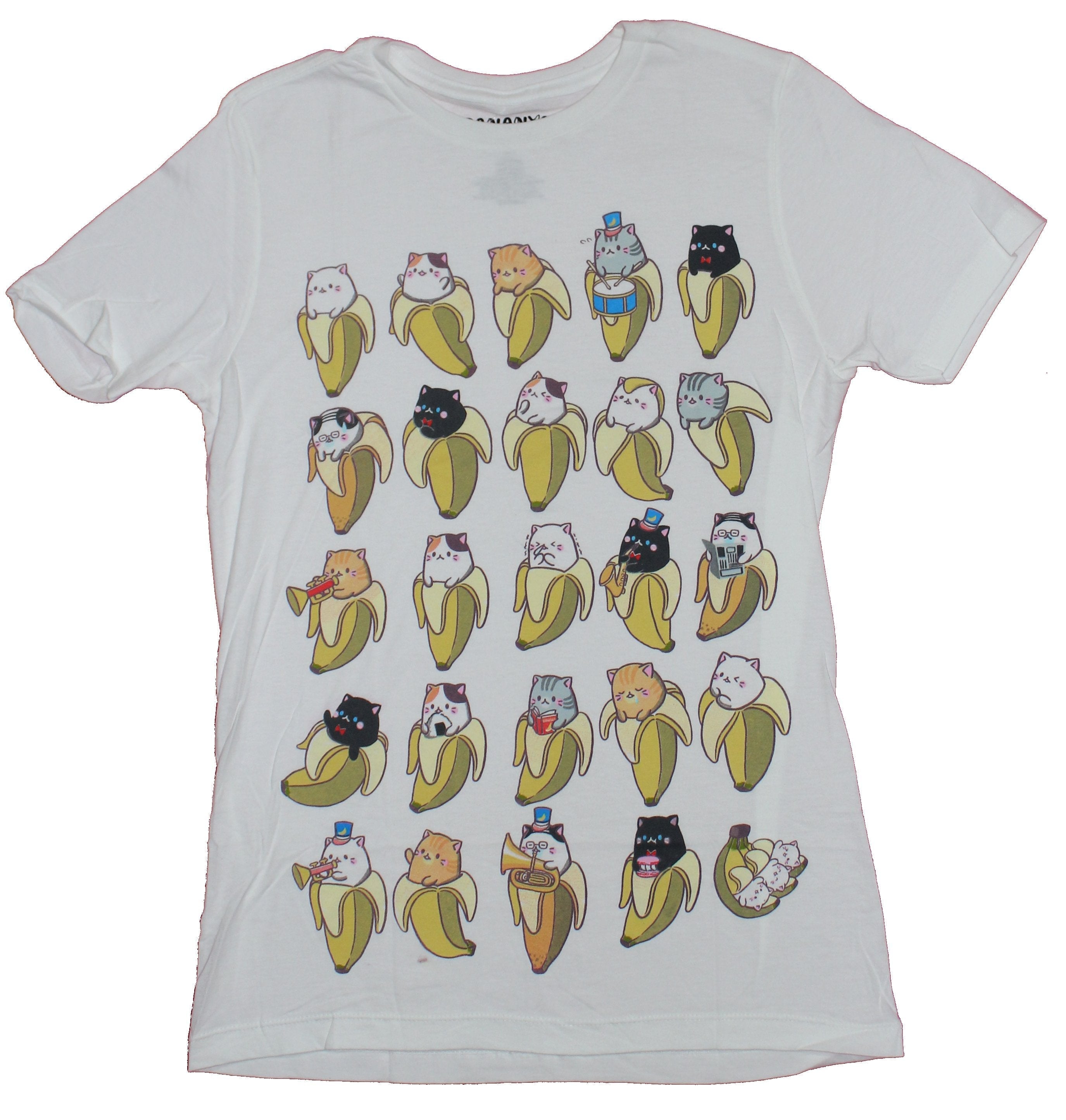 Bananya Mens T-Shirt  - Tons of Bananya Allover in Multiple Outfits Hoodie, Sweatshirt | CiraTrend.com